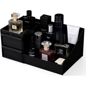 Cologne Organizer for Men,Cologne Stand,Perfume Stand Holder,Cologne Shelf,Dresser Organizers,Organizador de Perfumes,Perfume Stand Organizer for Bedroom,Black