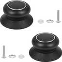 Pot Lid Knob Easy Lnstallation Sturdy Cover Knobs Universal Pot Lid Handle Pot Kitchen Replacement Cookware Lidreplacement Pot Cover Heat Resistant and Prevent Static Replacement Knob