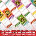 QUOKKA Couples Conversation Games for Date Night - Fun Cards with 500+ Questions - Perfect Icebreaker for Adults & Date Night Games for New or Married Couples - Premium Version