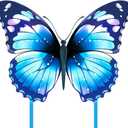 Mint's Colorful Life Butterfly Kite for Kids & Adults Easy to Fly, Large Single Line Kites with 300ft String Handle (Blue)