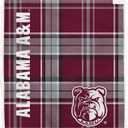 NCAA Playmaker Plaid Ultra Cozy Sherpa Throw