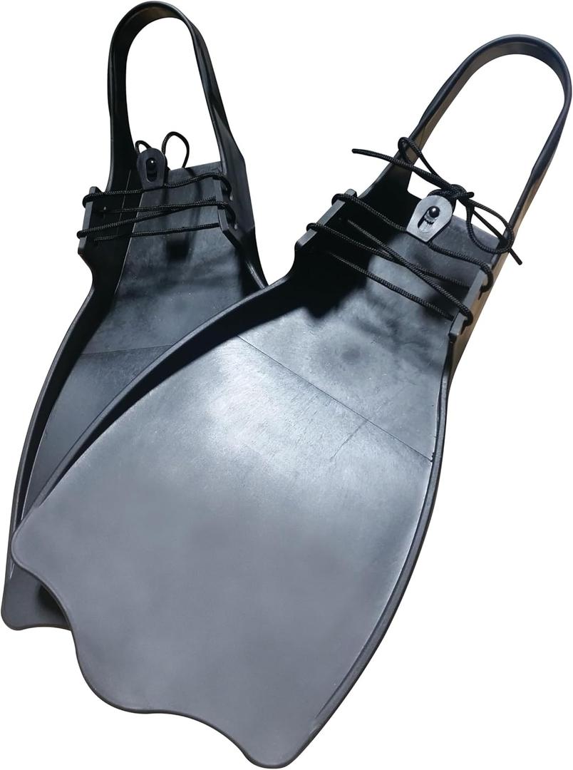 Wading Fins for Float Tube Fishing - Standard Lace Style and Elite Buckle Style Angling Fins for Float Tube Fishing - Fits Boot Sizes 6-13 (Made by Caddis Sports)
