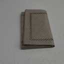 Burlap Placemats Set of 6, 12 x 18 Inch Rustic Geometric Hollow Place Mats, Heat Resistant Placemats for Farmhouse Kitchen Table Decor, Coffee 6PCS