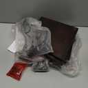 Alsonerbay Corner Shelf Wall Mount, 4 Tier Floating Shelves for Wall, Easy-to-Assemble Wall Shelves Rustic Wood Decor for Bedroom Living Room Bathroom Kitchen Office, Walnut Finish