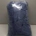 Bedsure Tufted Boho Comforter Set Queen Size - Navy Boho Bed Set, GentleSoft 3 Pieces Farmhouse Shabby Chic Embroidery Bedding, Gifts for Woman, Soft Jacquard Queen Comforter for All Seasons (22 - Navy - Elegant)