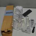 WEBI Over The Door Hook 5 Coat Hooks,Over The Door Towel Rack,Door Hanger Over Door Coat Rack for Hanging Towels,Clothes,Bathroom,Chrome