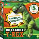 JOYIN 62 Giant T.rex Dinosaur Inflatable for Party Decorations, Birthday Party Gift for Kids and Adults, Dinosaur Pool Toys (Over 5Ft. Tall), One Size