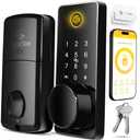 LOCKSTAR® Smart Door Lock • Keyless Entry Deadbolt Door Lock • Multiple Entry Methods – APP • Fingerprint Touch ID • Keypad Code • Card FOB • Traditional Key • Smart Home Devices