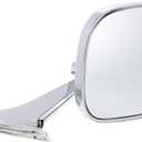 United Pacific 110295 Rectangular Exterior Mirror With Convex Mirror Glass For 1968-72 Chevy Passenger Car - R/H