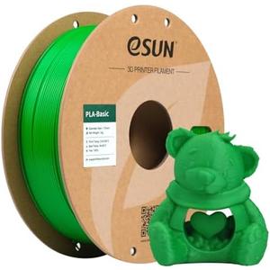 eSUN PLA Basic Filament 1.75mm, 1KG Spool (2.2 LBS) High Speed Printing 3D Printer PLA Filament,Designed for Fast Printing, Green