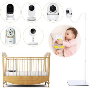 Baby Monitor Stand for HelloBaby,Nanit Pro,Optics DXR-8 Pro,Vtech,Momcozy BM01,Owlet,Eufy,Motorola Baby Camera, Universal Adjustable Baby Monitor Mount Holder