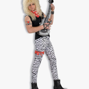 Men's 80's To The Maxx Zebra Pants Costume (Size Medium)