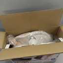 Jool Baby Nova Nature Baby Swing for Newborns with Natural Wood Toys, Electric Motorized Infant Swing, Bluetooth Music, Remote (Gray) (White)