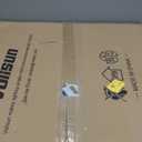 VOLISUN Low Profile Ceiling Fans with Lights and Remote, 23.6in Flush Mount Ceiling Fans with Light, 3000K-6500K Dimmable Fandelier LED Fan Light, Bladeless Ceiling Fan with Lights for Bedroom(Black)