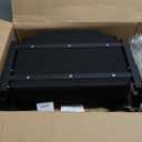 Stadium Seats for Bleachers, Bleacher Seats with Ultra Padded Comfy Foam Backs and Cushion, Wide Portable Stadium Chairs with Back Support and Shoulder Strap (Regular - 16.9"W x 13.2"D x 15.4"H, Black)