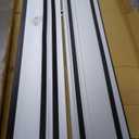 POWERTEC 71387 110" Track Saw Guide Rail Joining Set for Makita or Festool Track Saws Includes 2x55" Extruded Guide Rails and (2) Guide Rail Connectors for Woodworking Projects