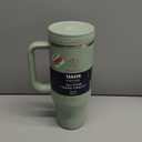 Takeya 40 oz Stainless Steel Tumbler with Lid and Two Straws, Premium Quality, Double Wall Insulated, Wiith Handle, Keep Drinks Cold for Up to 24 Hours, Matcha