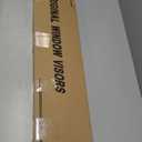 SAOKNCE 4 Pieces Tape-on Extra Durable Rain Guards Fit for 2025 2026 Toyota 4Runner,Window Deflectors,Window Visors (Smoke Black)