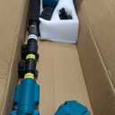 Seesii 2 in 1 Cordless 8 inch Pole Saw & Mini Chainsaw with 2 Battery, Power Electric Polesaw for Tree Trimming, Chain Saw with Extension Pole, Limb Branch Cutter Pruner PS800 (Green Pole Saw)