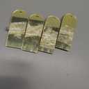 UNIQOOO 20 Pcs Mirror Gold Acrylic Place Cards, 3.9x1.6 inches DIY Blank Hanging Tags, Perfect for Wedding Table Decor, Birthday, Centerpiece, Decoration, Party, Anniversary, Event