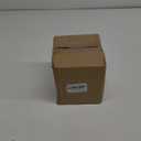 3 Pack 6/5/4 inch Cylindrical Flower Pots, Modern Small Round Plastic Plant Pots with Drainage Holes & Saucers, Clean and Refined Planter Pots for Outdoor, Indoor & Office Decor (Black Brown)