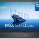 Dell 15 Laptop DC15250-15.6-inch FHD 120Hz Display, Intel Core 3 Processor 100U, 8GB DDR4 RAM, 512GB SSD, Intel UHD Graphics, Windows 11 Home, Onsite Service - Carbon Black