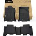 VIWIK Floor Mats Fit for Toyota 4 Runner 2013-2024 / for Lexus GX460 2014-2023, TPE Rubber Car Mats All Weather Custom Floor Liners for 4Runner 2013-2024 1st and 2nd Row Non-Slip Odorless