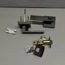 Estmoon Entry Door Handle, Black Door Knob with Lock and Key, Entrance Front Door Lock Heavy Duty Keyed Exterior Door Knob for Bedroom, Bathroom, Front Door, Office, 1 Pack