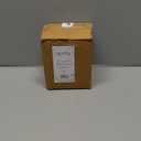 AuldHome Enamelware Cat Treat Container, Small White Rustic Pet Treats Jar