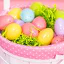 OCTERIC 120Pcs Easter Eggs, 2.3" Fillable Pastel Colors Plastic Easter Eggs Empty for Easter Hunt, Easter Basket Stuffers, Party Favor, Classroom Prize Supplies