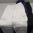 Ultra Performance 3 Pack Men's Sweatpants, Fleece Cargo Joggers with Pockets, Small