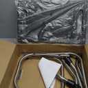 Shower Chair Seat, Stainless Shower Chair for Folding, Safety Anti-Slip Shower Bath Chairs for Seniors/Disabled by, Black