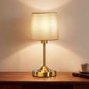 Cordless Table Lamp, 5000mAh Rechargeable Table Lamp with 3-Level Dimmable Brightness, Portable Nightstand LED Lamp for Bedroom, Living Room, Bedside, Dining Room (Gold)