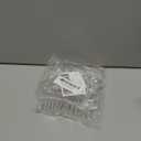 Amosfun 12pcs Clear Candy Boxes Plastic Sweet Storage Case for Wedding Birthday Party Favors Candy Containers 3.34 x 1.77 x 1.77 Inches