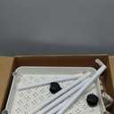 Baby Diaper Caddy, Plastic Movable Cart for Newborn Nursery Essentials Diaper Storage Caddy Organizer for Changing Table & Crib, Easy to Assemble, Beige