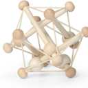 Manhattan Toy Skwish Natural Rattle and Teether Grasping Activity Toy