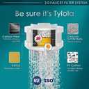 LongLasting Bathroom Sink Faucet Water Filter .Removes 99% Chlorine Heavy Metals. Hard Water Softener. Kitchen Purifier. Relieve Dry, Rough&Itchy Skin, Suitable for Sensitive Skin.TWF Series