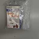 100 Pack 5 Mil Laminating Pouch with Clear Loop 2 1/2" x 4 1/4" Luggage Tag Laminating Pouches with Slot Hole Thermal Laminate Pouch Tags Kit Resealable for Work Permits Pass Cards Student ID Cards (White)