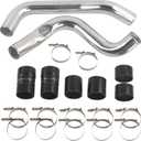 3 Inch Aluminum Intercooler Pipe Boot & Clamp Kit, Sliver