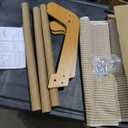 The Claw Lounge, Cat Sisal Chair, 2 in 1 Cat Sisal Chair for Indoor Cats Hammock for Scratching Pad, Sisal Cats Scratcher Bed, Wear-Resistant Scratching Pad Lounge Chairs (Khaki2)