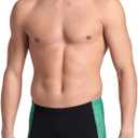 ARENA Performance Men's Abstract Tiles Swim Jammer Athletic Practice Knee-Length Swimsuit Competitive Training Bathing Suit (M)