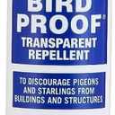 Bird-X Bird Proof Gel, Sticky and Transparent Clear Gel, Long-Lasting and Easy to Use, Covers 10 Linear feet, 10 fl. oz., Pack of 1