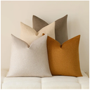 moment Pack of 4 Couch Pillow Covers,Outdoor Waterproof Cushion Covers for Patio Furniture Garden Pet-Friendly Stain-Resistant Throw Pillow Cases 18x18 inch Brown