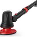 Electric Ice Scraper for Milwaukee 18V Battery, 1300RPM High-Speed Windshield Scraper for Ice and Snow, 45 Head Adjust, Extension Rod, Ice Scraper for Car Window(Battery Not Included) (Red)