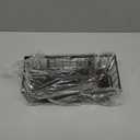 Cisily Kitchen Sink Caddy, Sponge Holder for Kitchen Sink, Kitchen Sink Organzier and Storage with High Brush Holder, Rustproof 304 Stainless Kitchen Gadgets Sink Accessories(Brown) (9.25)