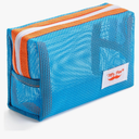 Mr. Pen- Mesh Pencil Case, Blue, Mesh Zipper Pouch Bags with Zipper Pouches for Organization, Cosmetic Bag, Purse Pouch