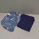 ZIGJOY Sleep Sack Swaddle 1.0 Tog Baby Wearable Blanket 100% Cotton Baby Swaddle Blanket for Newborns 0-6 Months Space&Blue