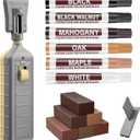 Laminate Floor Repair Kit with Heat Pen, 11 Color Wood Vinyl Floor Furniture Repair Kit Linoleum Repair Hard Wax Touch Up Marker Cover Scratches, Stains, Cracks, Holes for Door, Cabinet, Table.