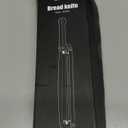 Bread Slicer for Homemade Bread-Adjustable Wooden Sourdough Bread Knife with Thickness Guide,Cutter Tools for Crusty Sourdough & Baguette,Ambidextrous Use,Gift for Baker (Brown)