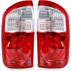 Left and Right Tail lights Assembly Compatible with 2004 2005 2006 Toyota Tundra OE Style Rear Light Taillights Replacement for TO2800153 815600C040 TO2801153 815500C040